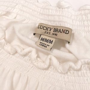 Lucky Brand Ophelia Peasant Top
